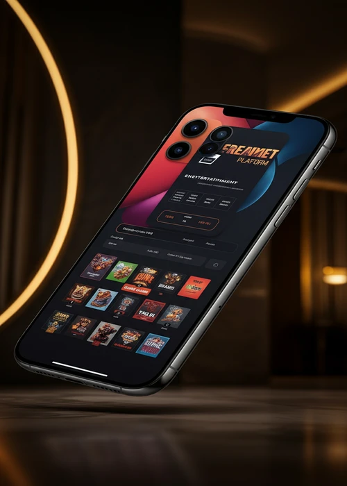 Screenshot der benutzerfreundlichen Spinbetter Casino Mobile App auf einem Smartphone, die nahtloses Spielen unterwegs ermöglicht.